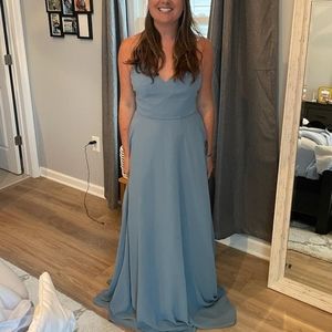 Lulus Light blue bridesmaid dress